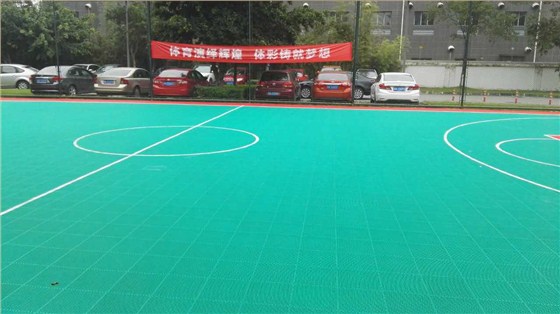 星潤室外籃球場懸浮地板