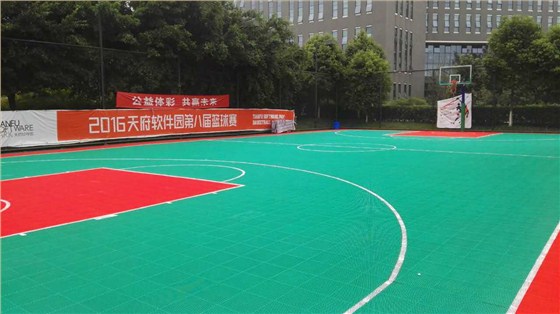 星潤室外籃球場懸浮地板