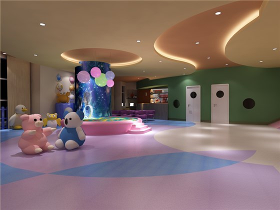 星潤幼兒園塑膠地板