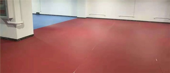 華悅大廈負一層健身房施工現場圖