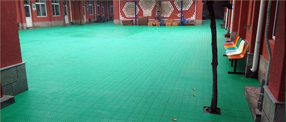 軟連接懸浮式拼裝地板