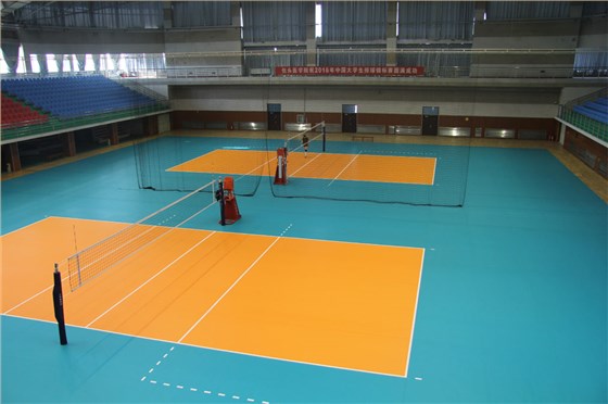 包頭醫學院排球場地運動地板