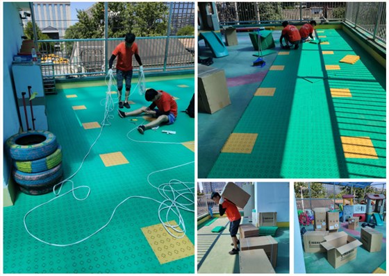 新京畿道實驗幼兒園拼裝地板