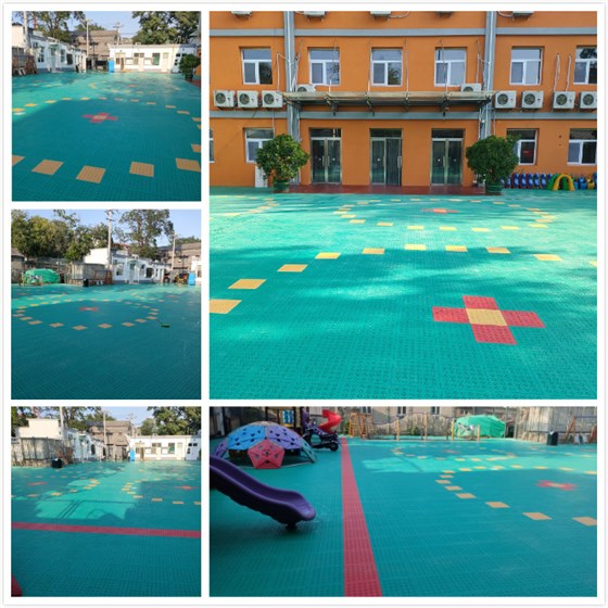 西城曙光幼兒園懸浮拼裝地板