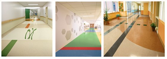 幼兒園走廊PVC地板