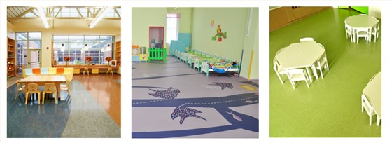 幼兒園餐廳PVC地板