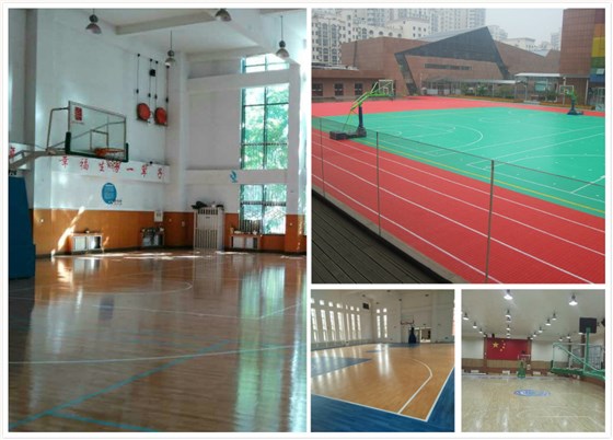 籃球運動地板