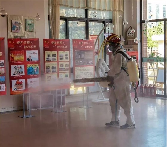 幼兒園地板清潔消毒