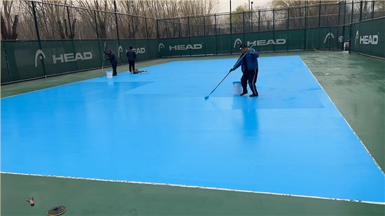 硅pu網球場