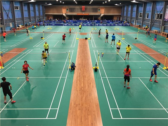 琿春新東方體育中心運動地板