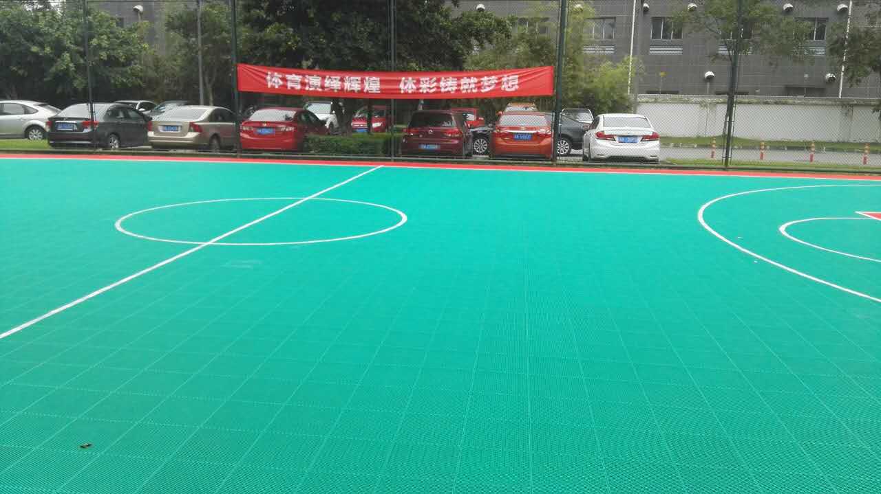 星潤室外籃球場懸浮地板