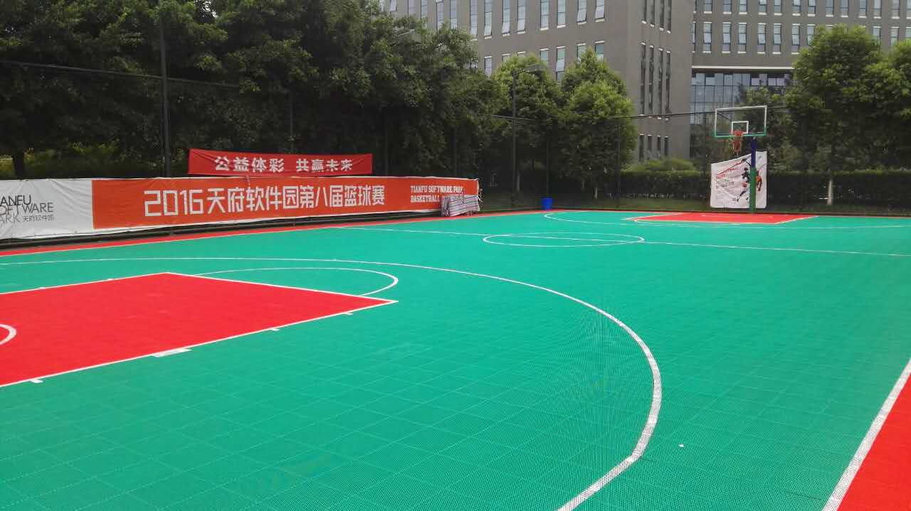 星潤室外籃球場懸浮地板