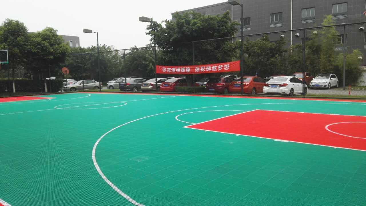 星潤室外籃球場懸浮地板
