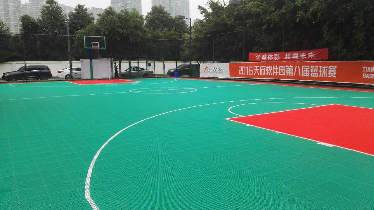 星潤室外籃球場懸浮地板