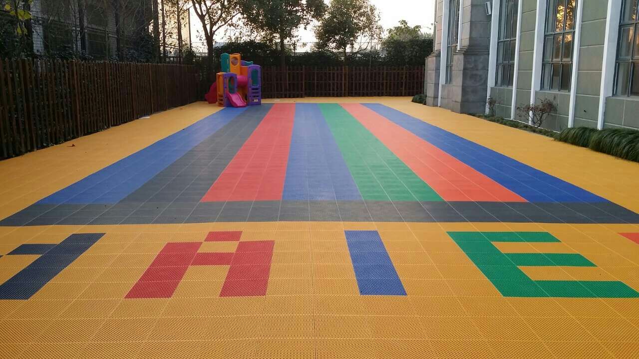 上海瑪雅思私立幼兒園 雙米 懸浮式拼裝地板