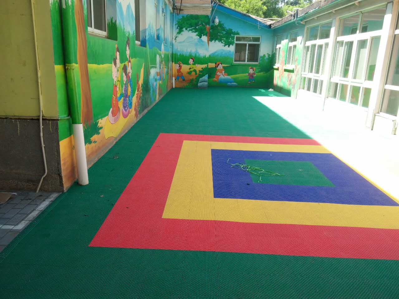 垡頭幼兒園懸浮拼裝地板