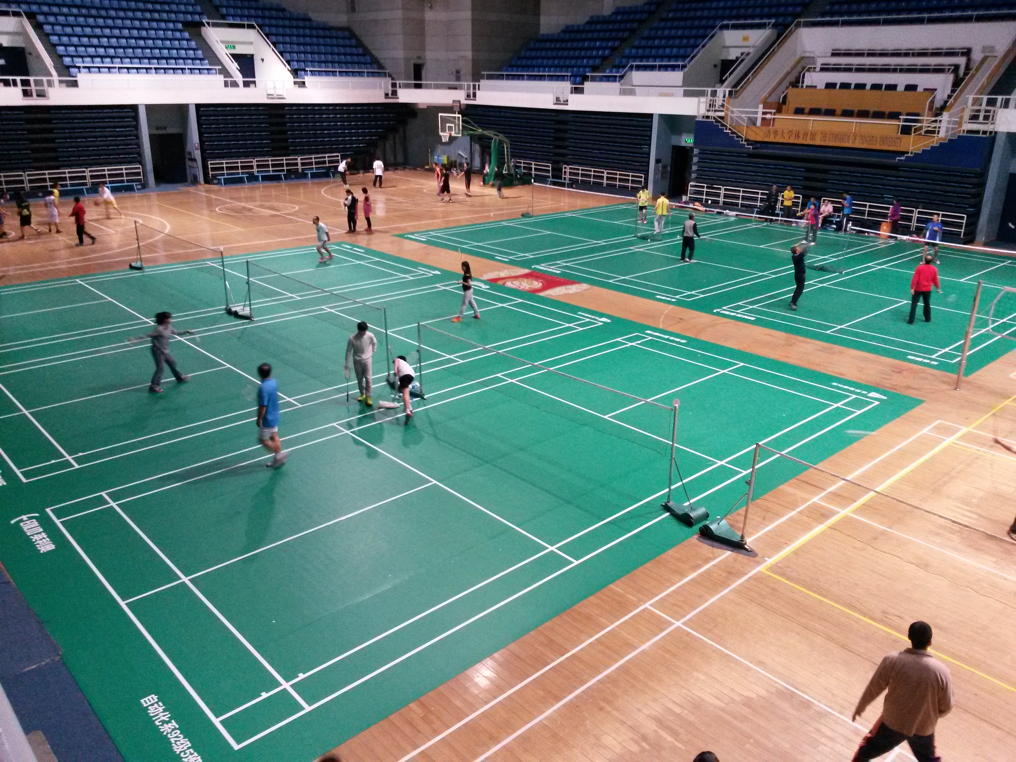 羽毛球場運動地板