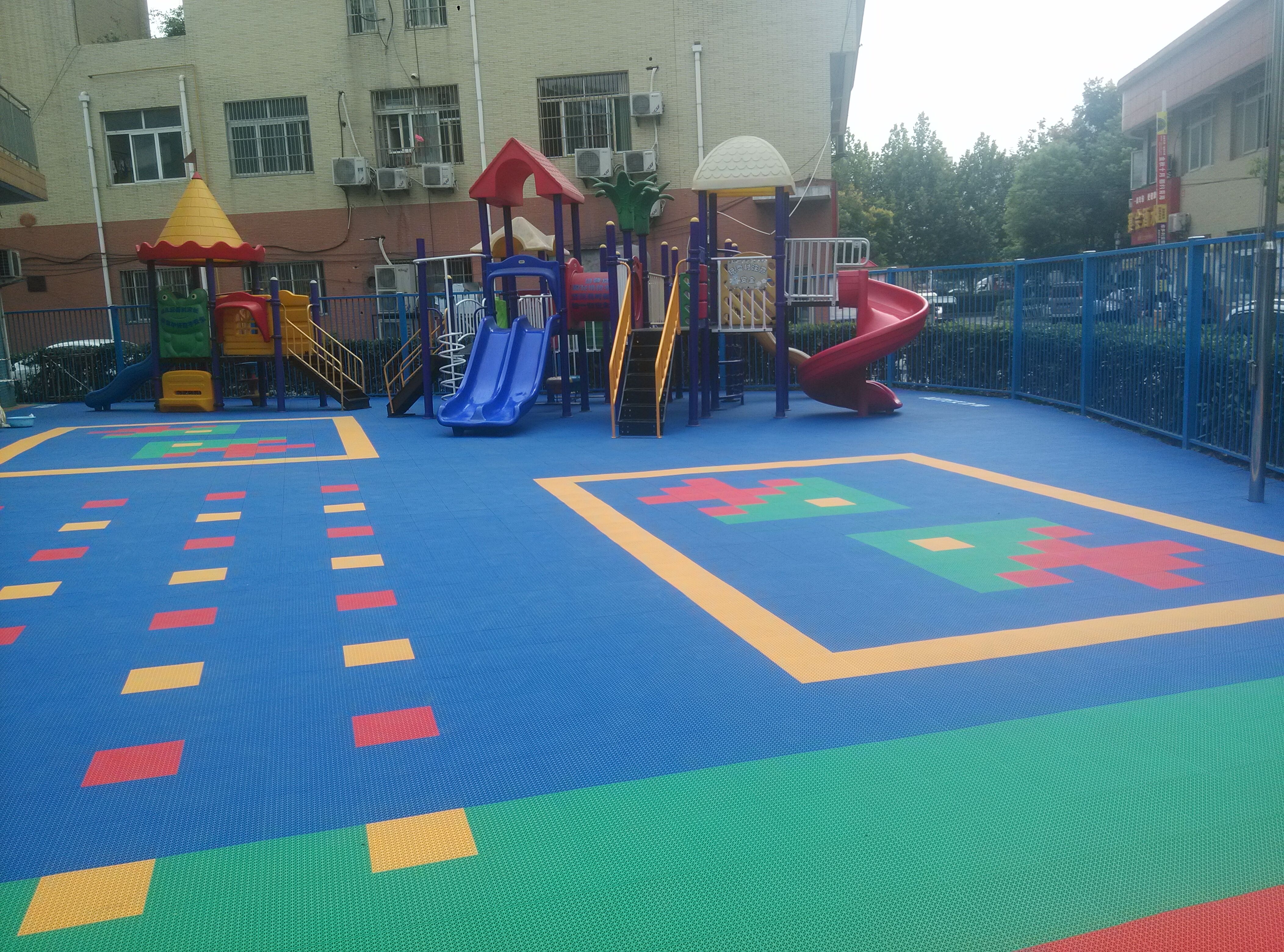 幼兒園 懸浮拼裝地板