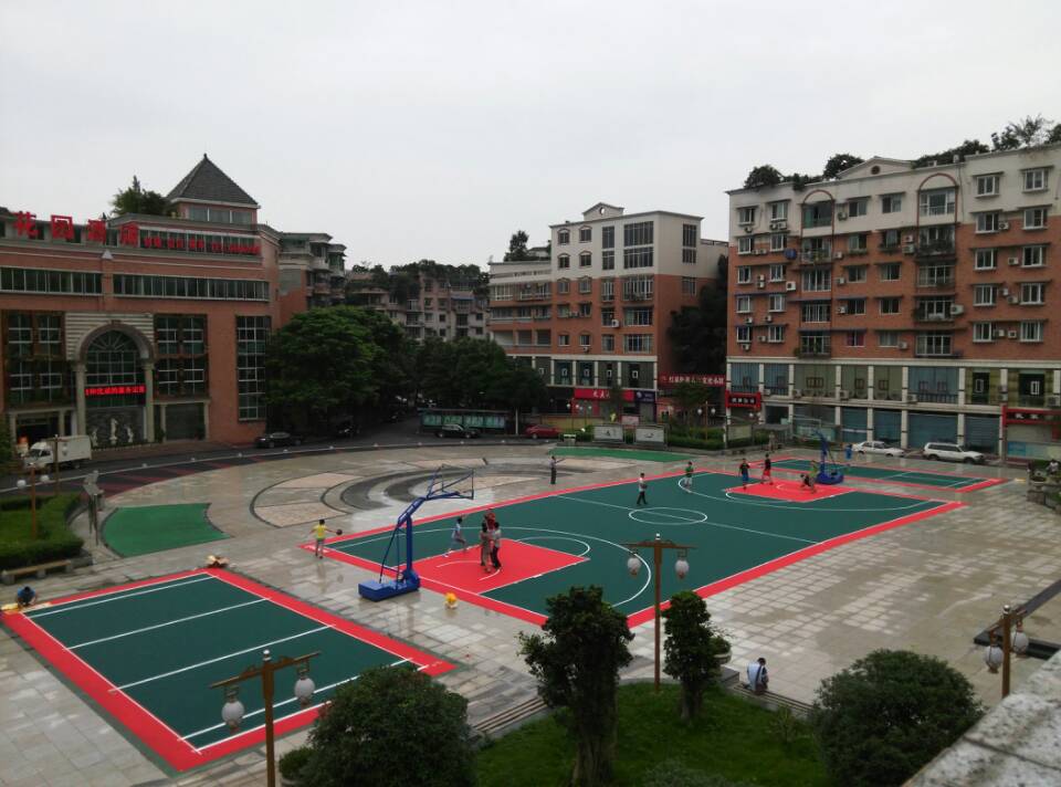 籃球場拼裝地板