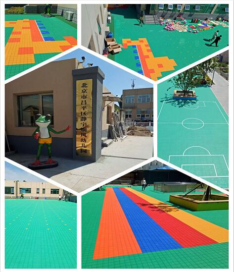 靜宇嫻風幼兒園懸浮拼裝地板