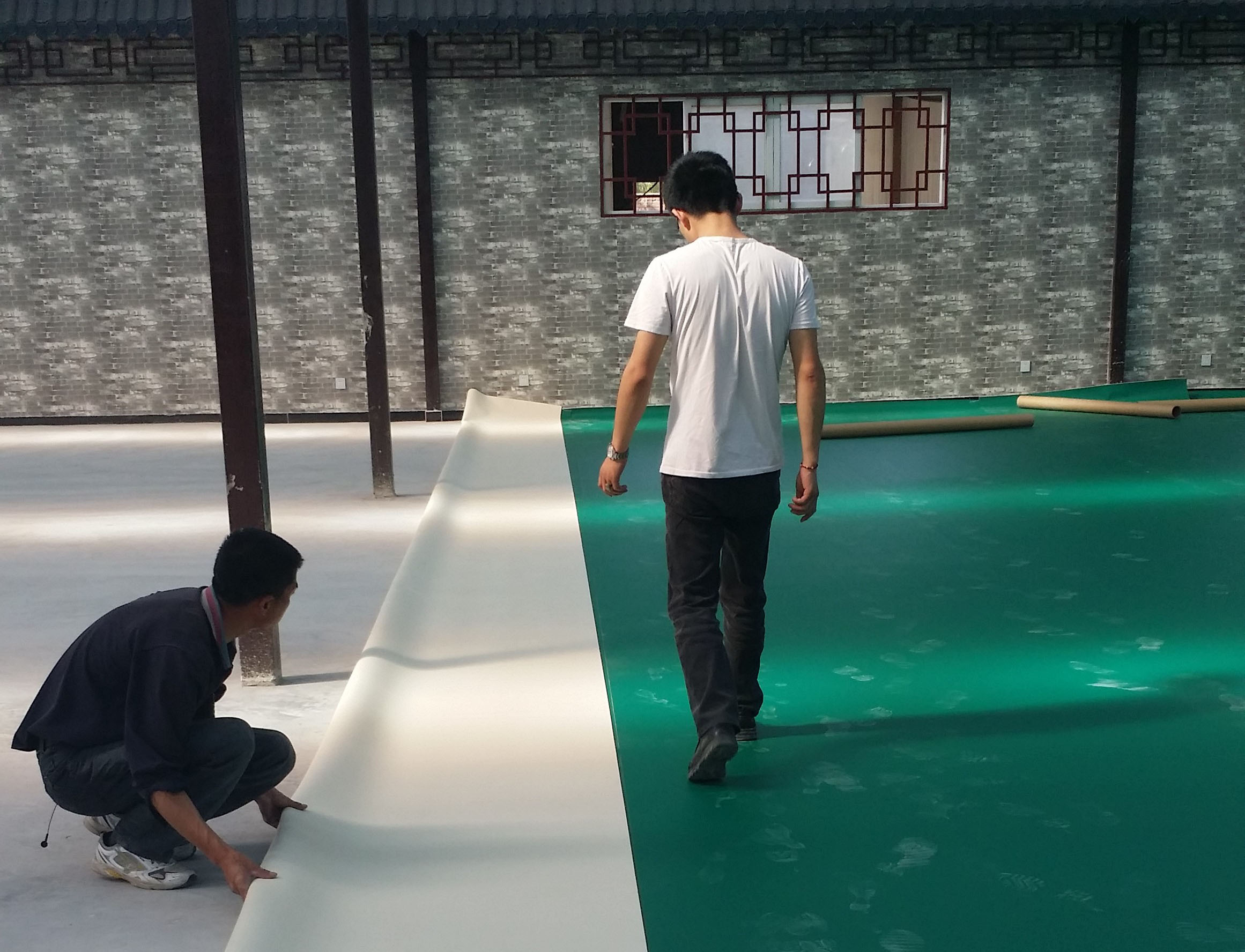 PVC地板施工