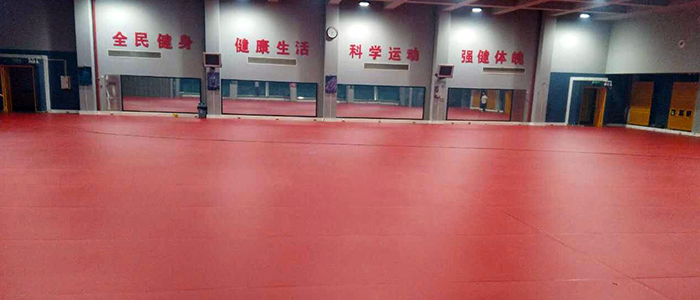 北京奧林匹克體育中心擊劍館運(yùn)動(dòng)地板效果圖