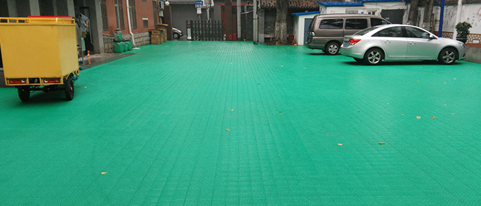 軟連接懸浮式拼裝地板