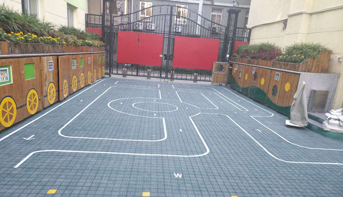 中潤致遠-幼兒園懸浮拼裝地板客戶案例3