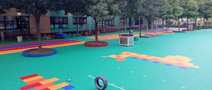 幼兒園懸浮拼裝地板