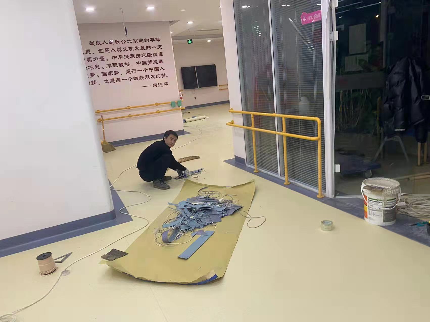 PVC塑膠地板施工