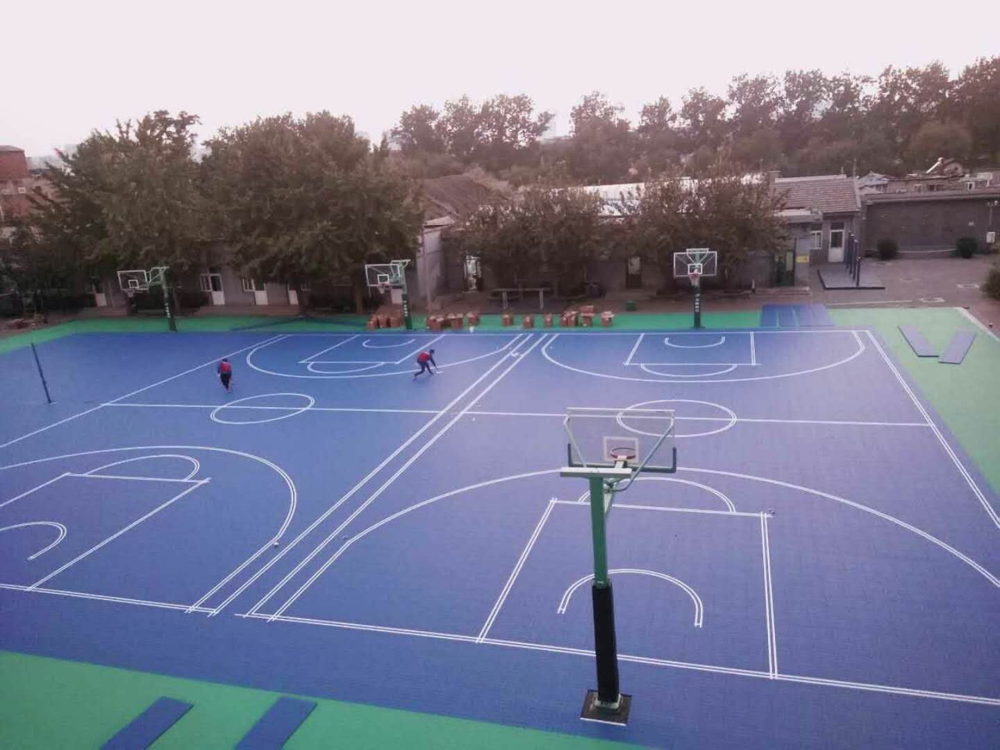 籃球場懸浮拼裝地板