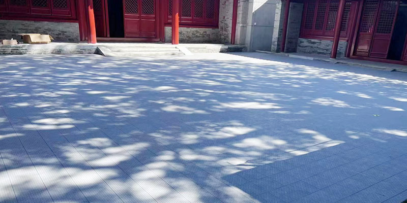 懸浮拼裝地板鋪裝圖