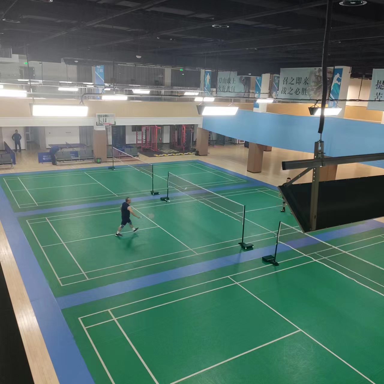 秋分至|中潤致遠體育羽毛球運動地板案例賞析