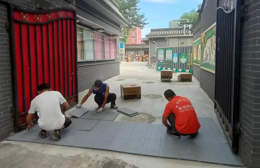 懸浮地板施工