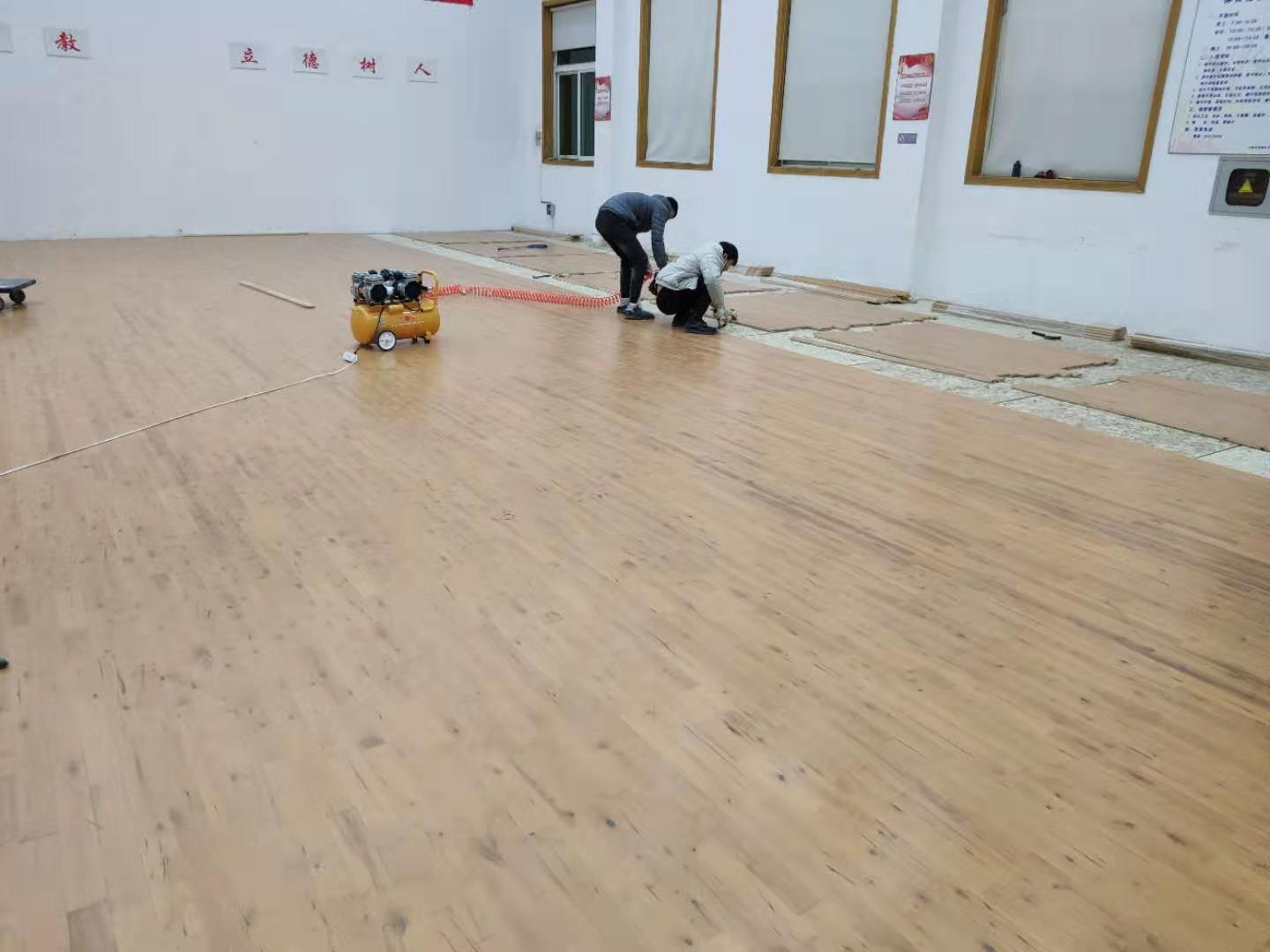 單龍骨運動木地板