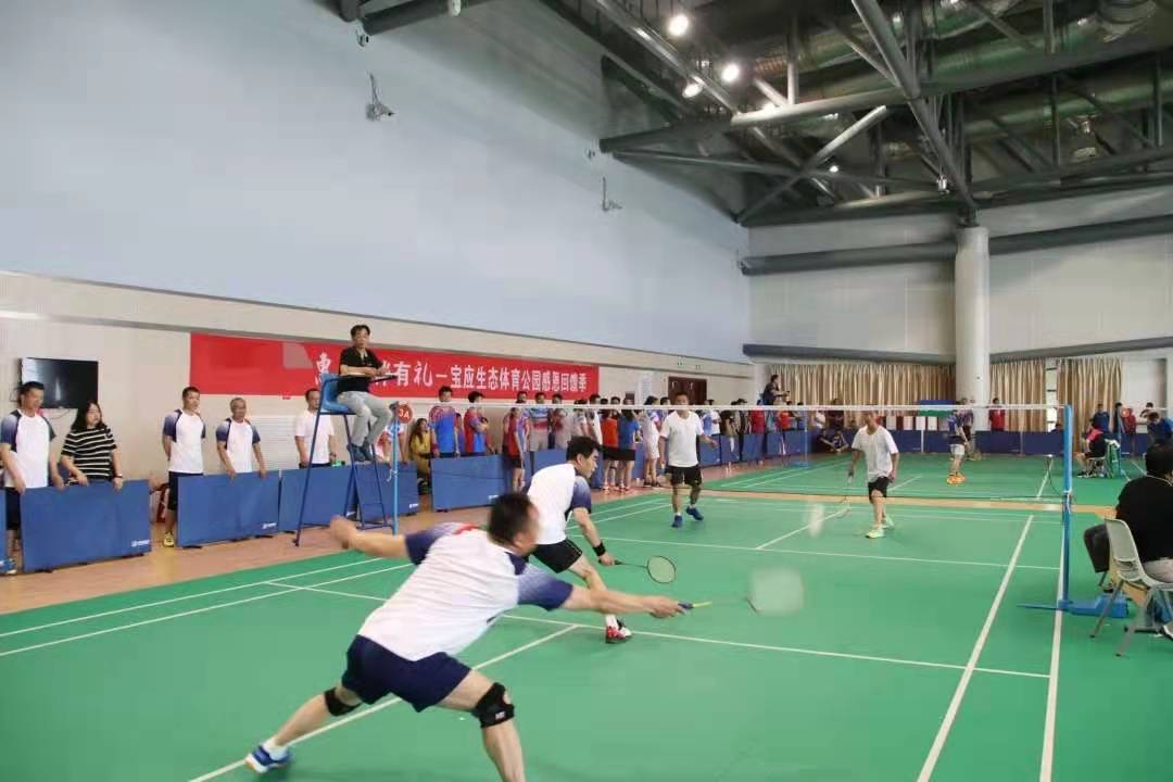 石榴石羽毛球PVC運動地板