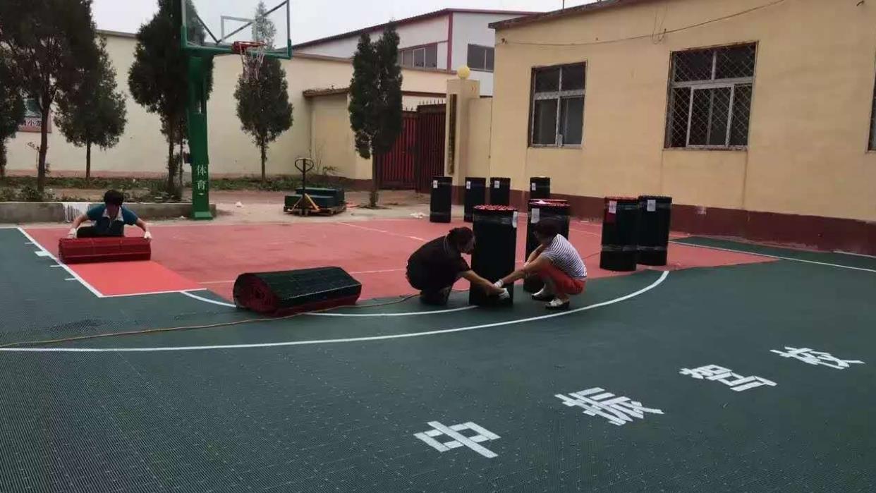 懸浮可收卷地板